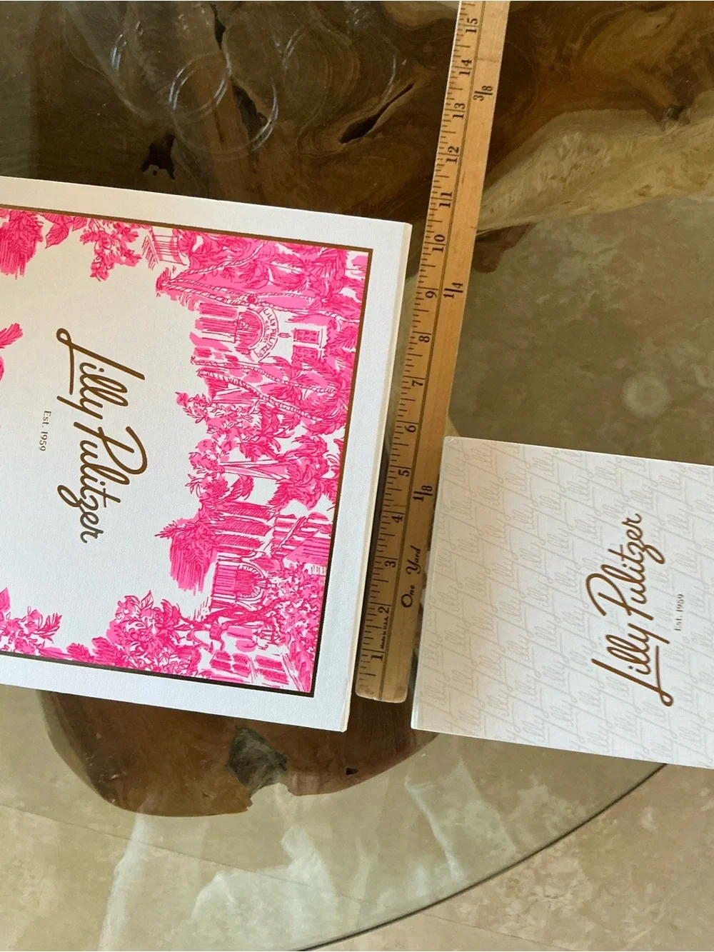 Lilly Pulitzer Pink & White Decorative Gift Box Set